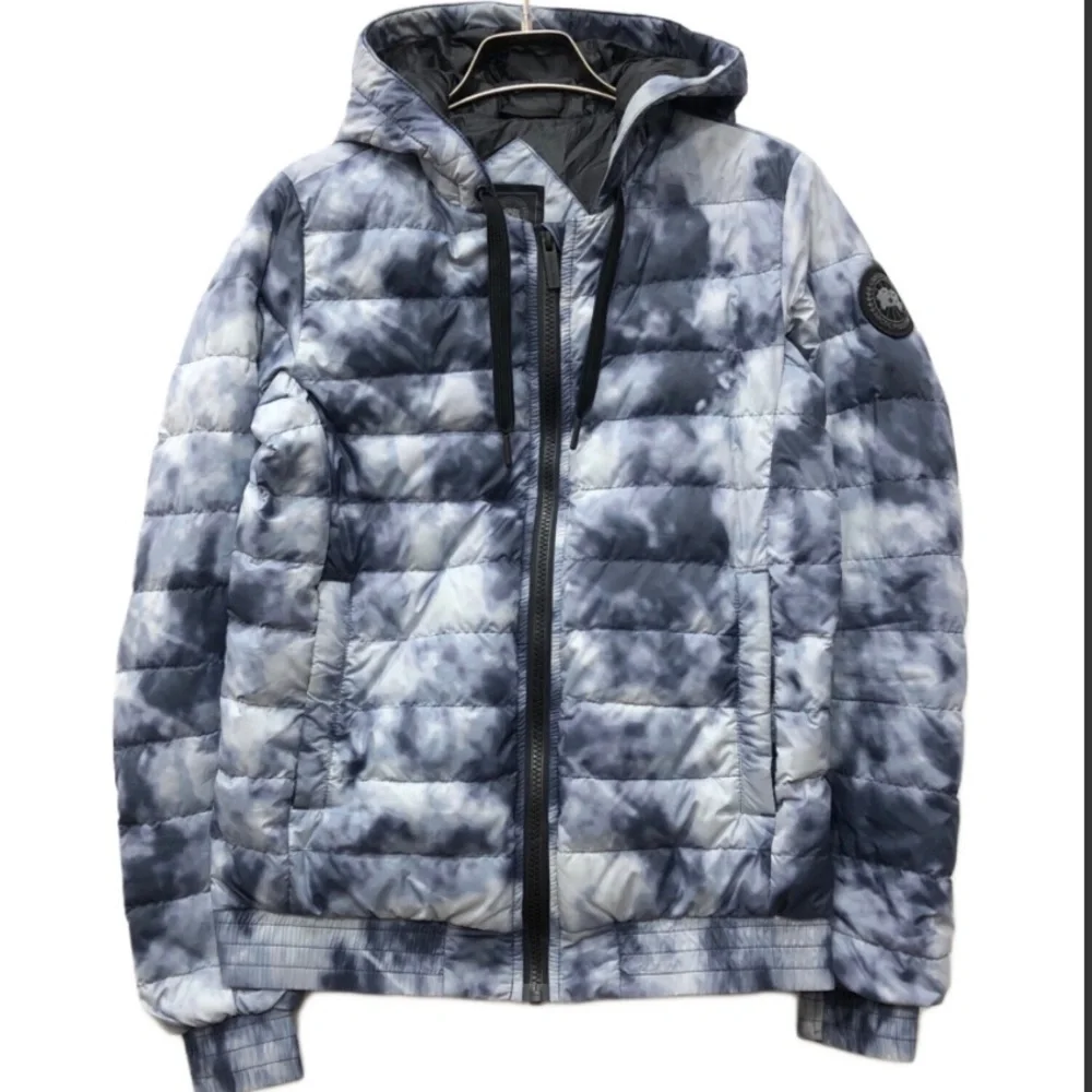 Canada Goose Richmond Women's Blue Down Puffer Zip Up Jacket Coat Haze Print M - Picture 4 of 16